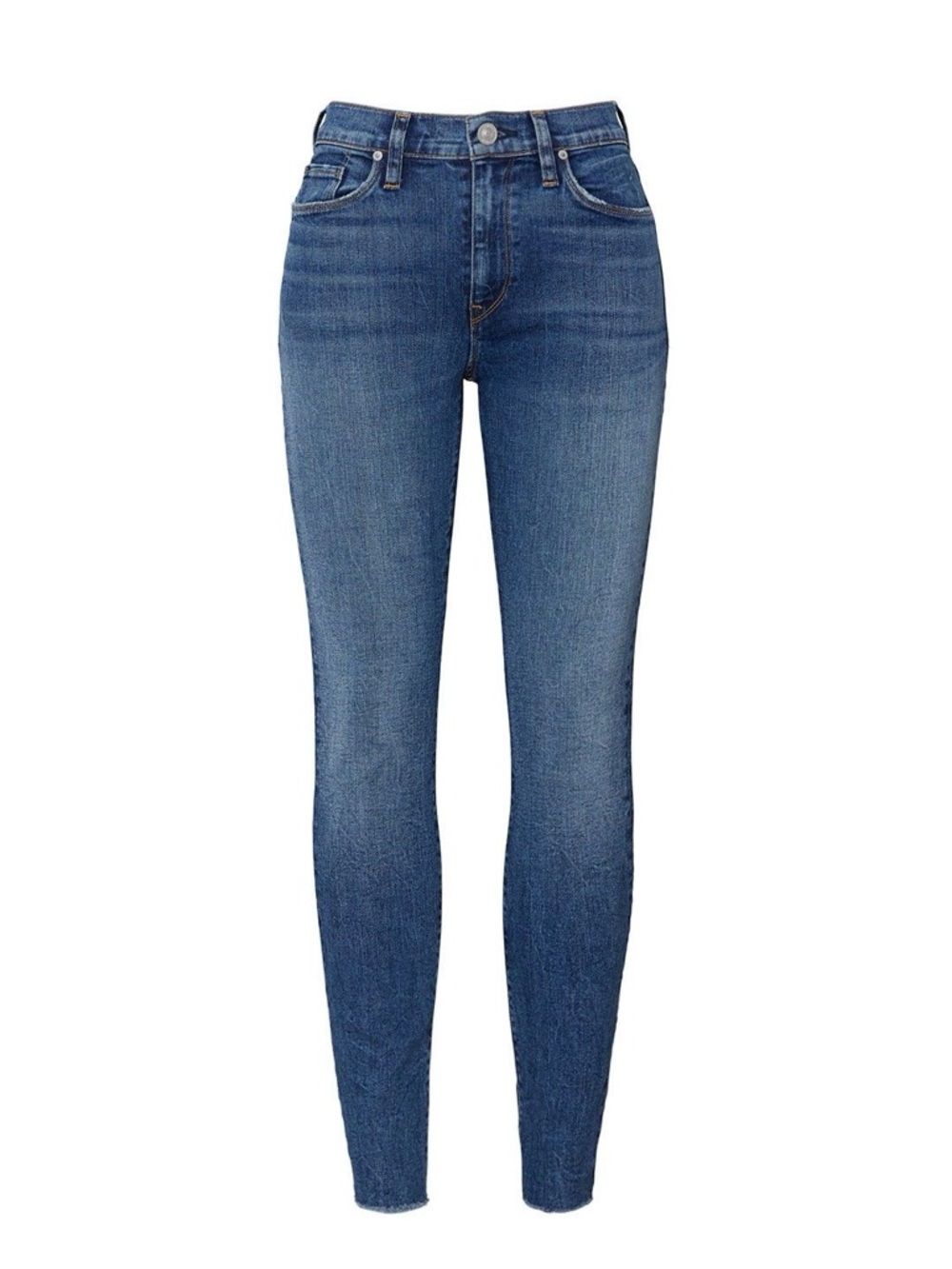 Classic High-Rise Skinny Jeans in Medium Blue